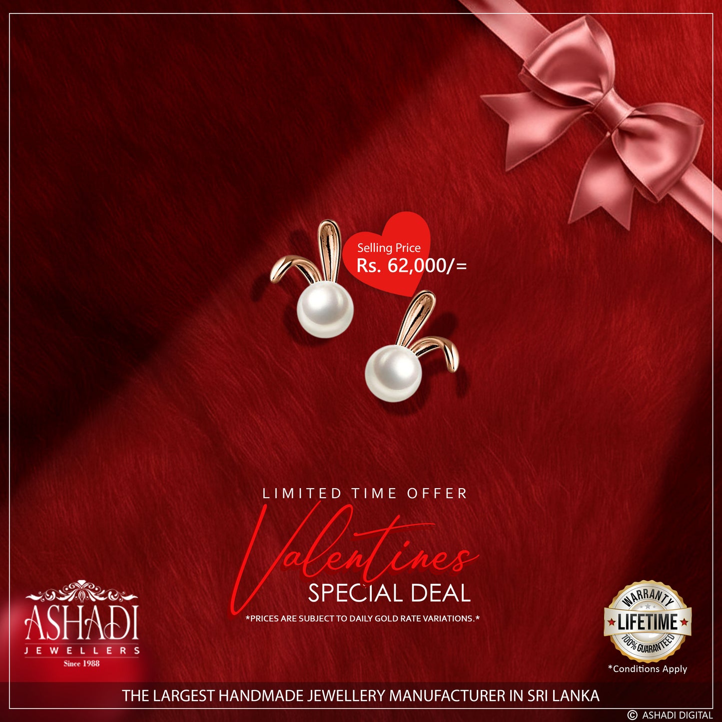 22K Ear Stud (Earring)