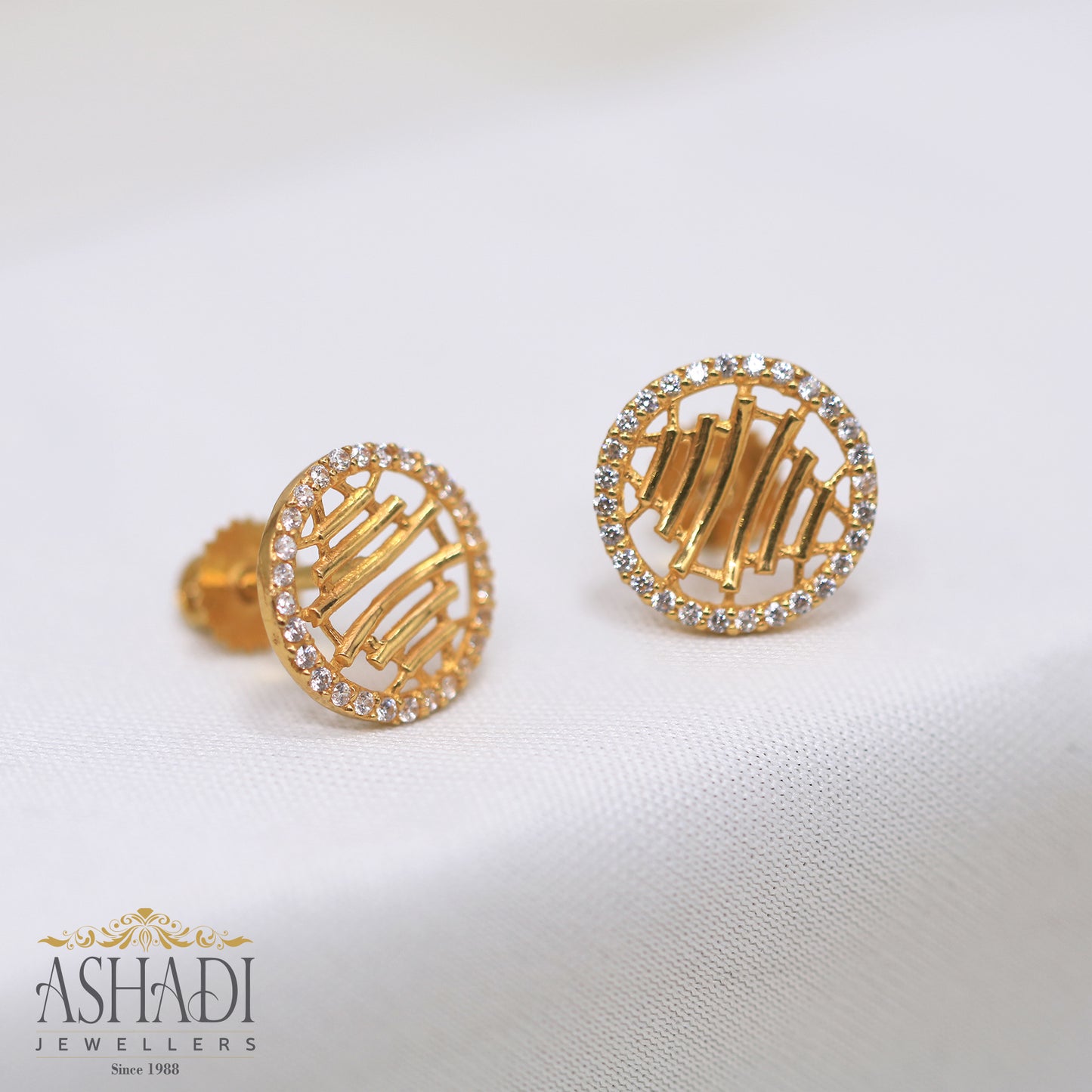 22Kt Ear Stud | ER0037