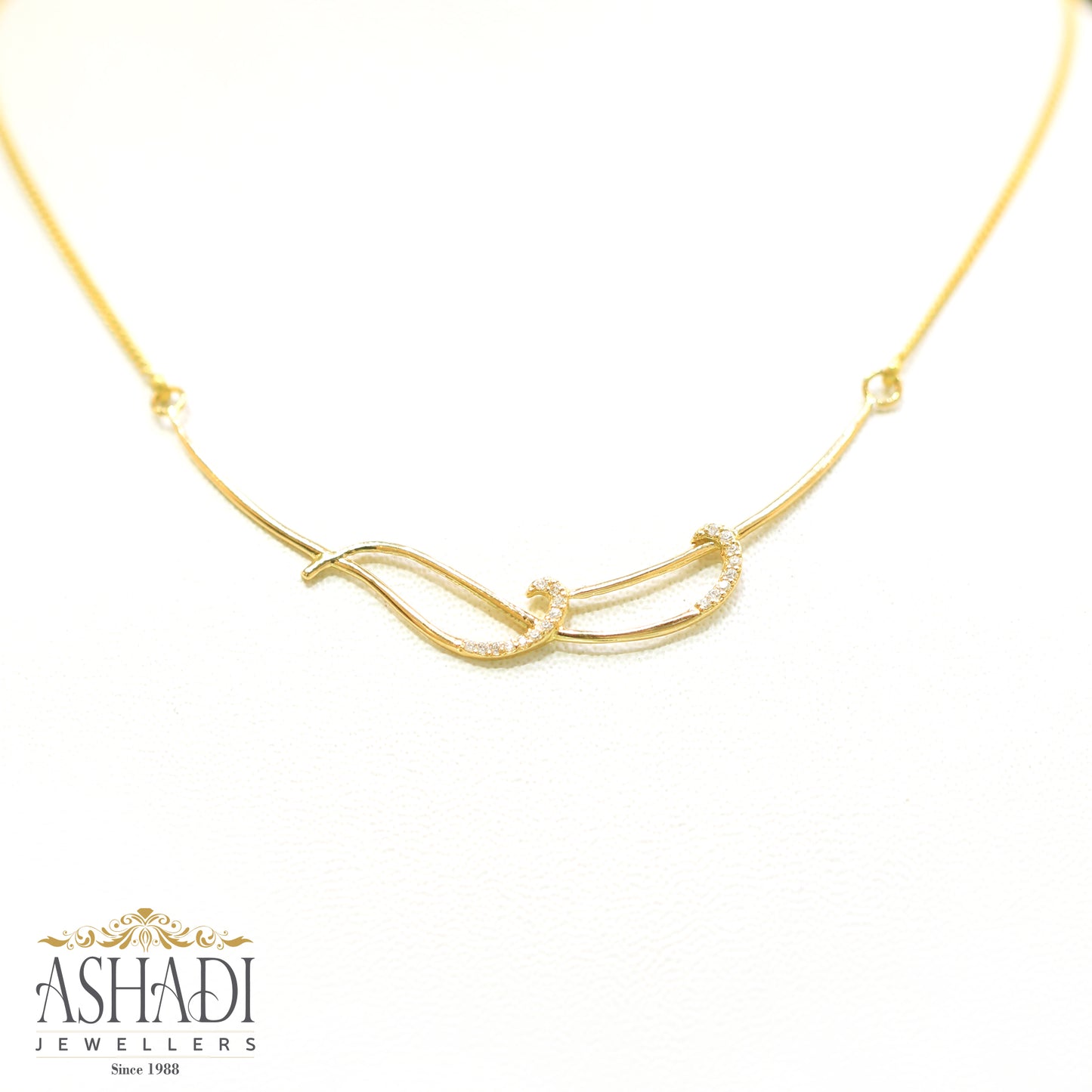 22K Yellow Gold Wedding Necklace