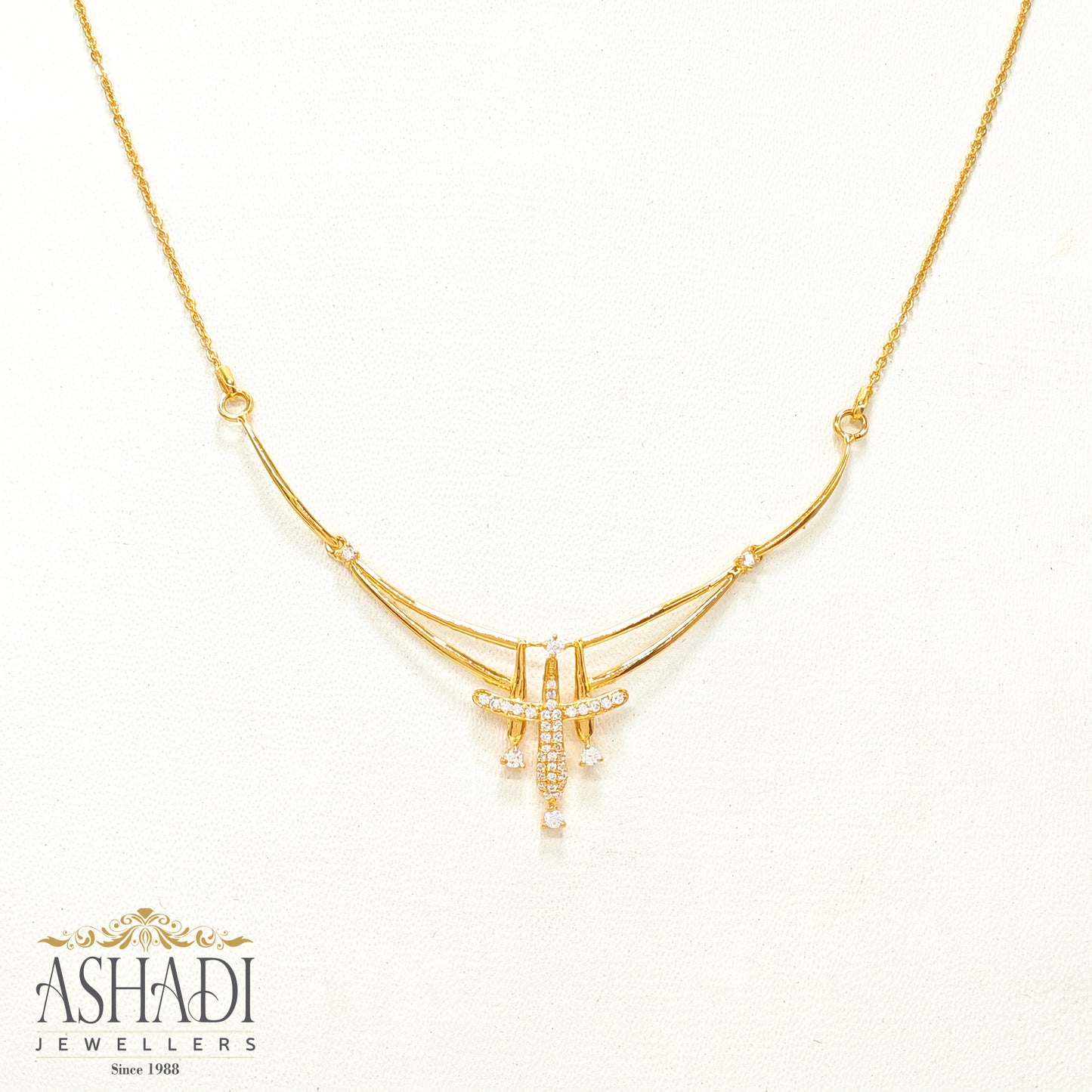 22K Yellow Gold Wedding Necklace