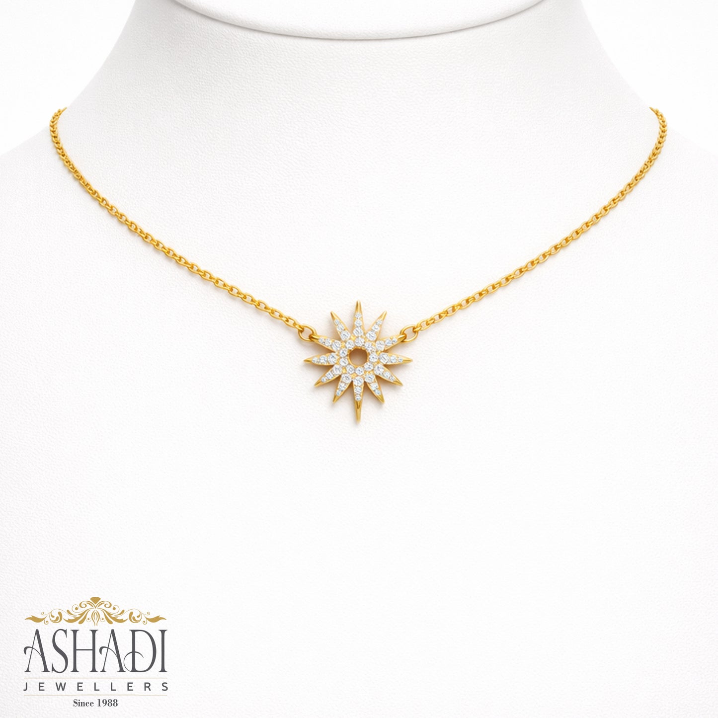 22K Yellow Gold Necklace | WN0069