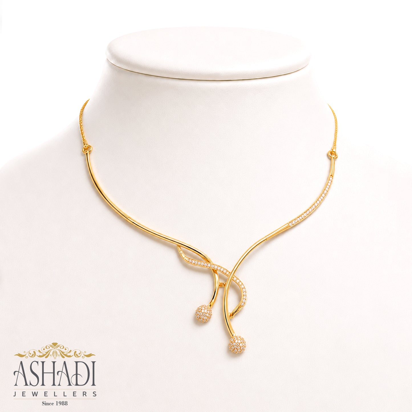 22K Yellow Gold Necklace | WN0087