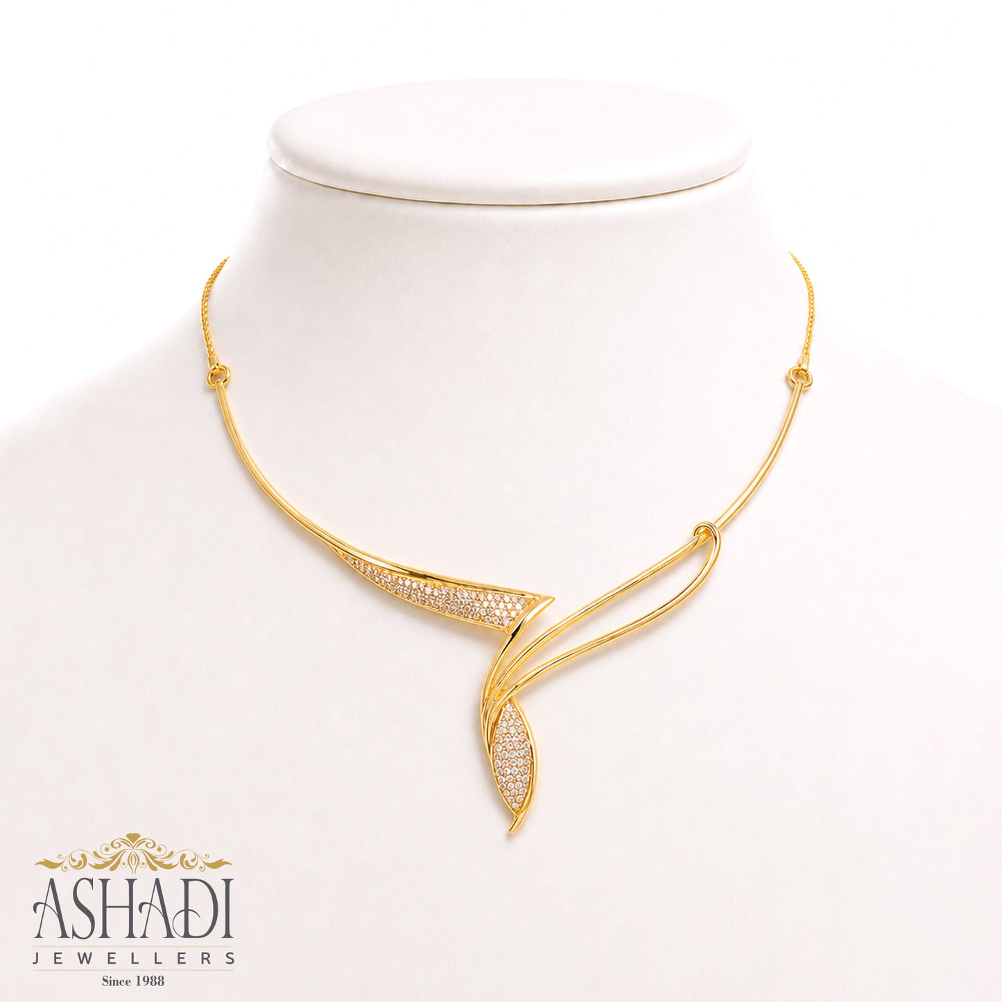 22K Yellow Gold Necklace | WN0088