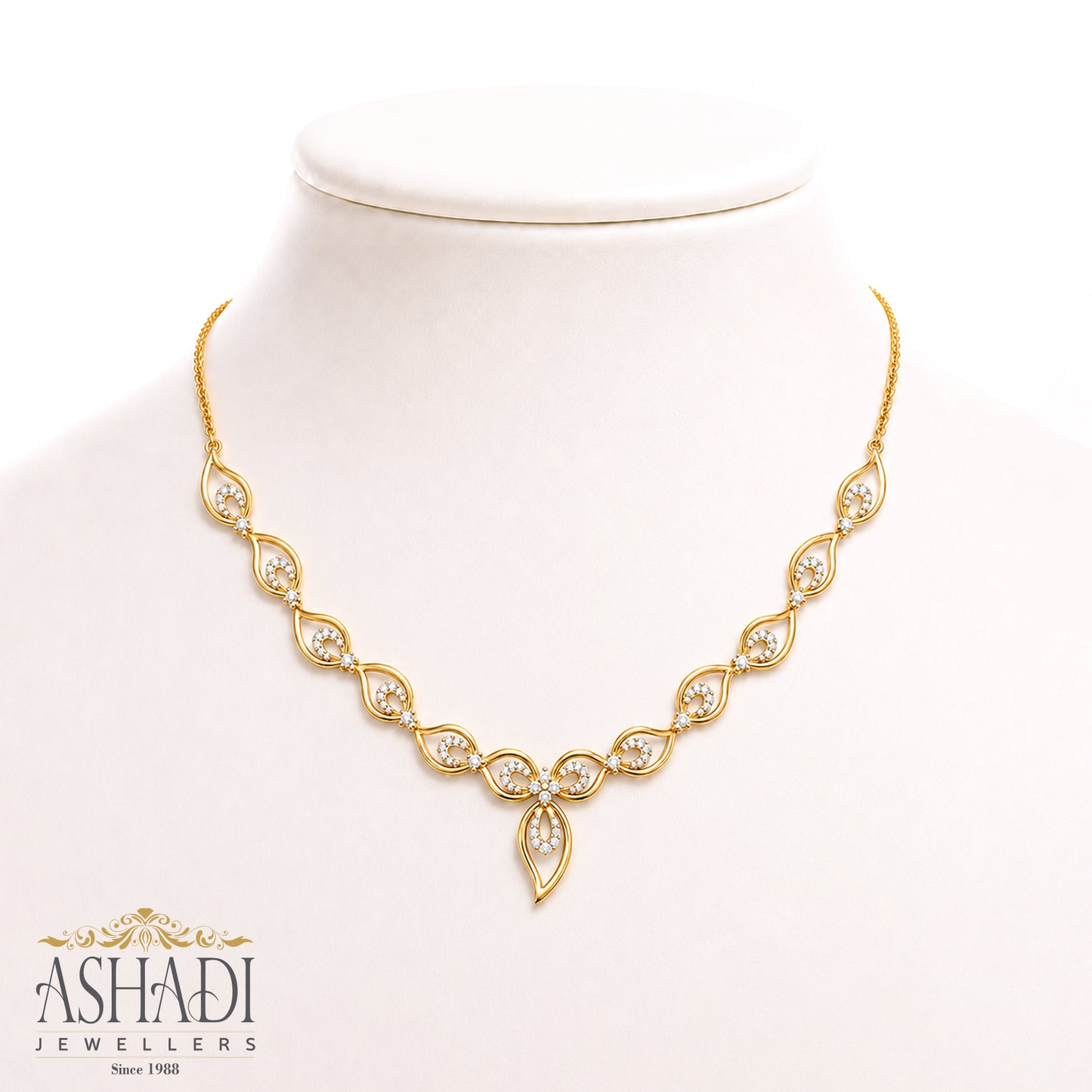 22K Yellow Gold Necklace | WN0090