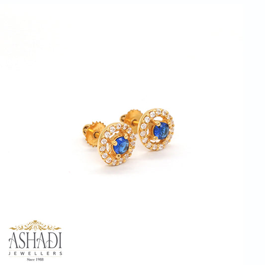 22Kt Ear Stud | ER0023