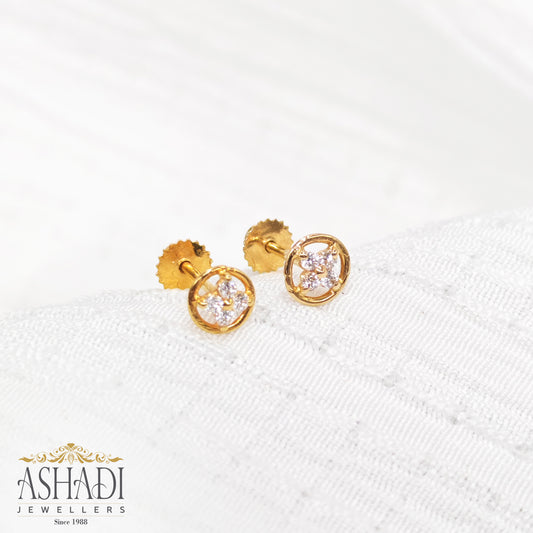 22K Ear Stud | ER0026