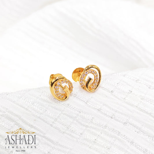 22K Ear Stud | ER0027
