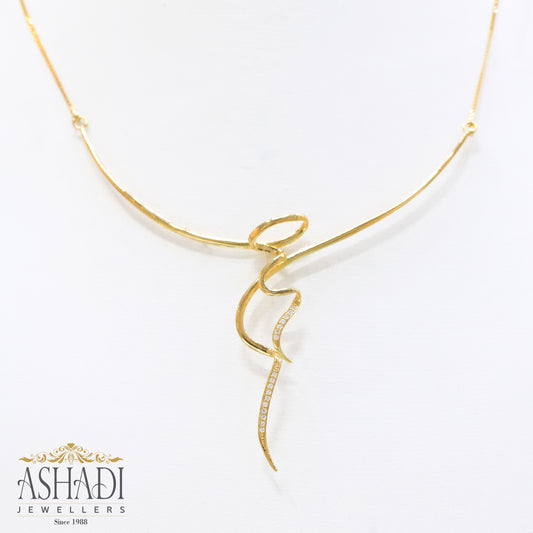 22K Yellow Gold Wedding Necklace