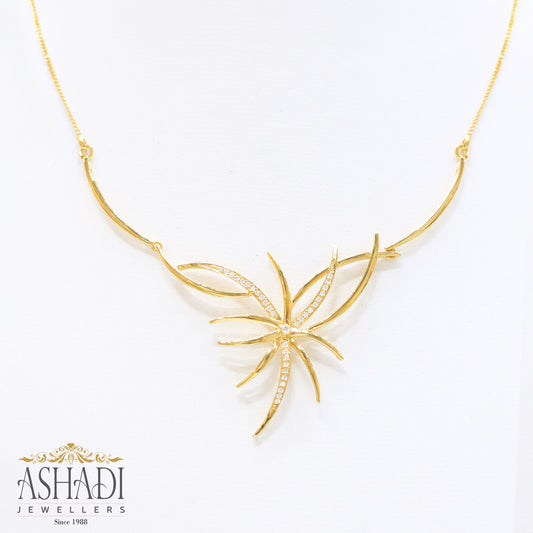 22K Yellow Gold Wedding Necklace
