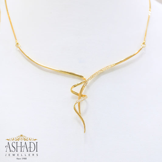 22K Yellow Gold Wedding Necklace