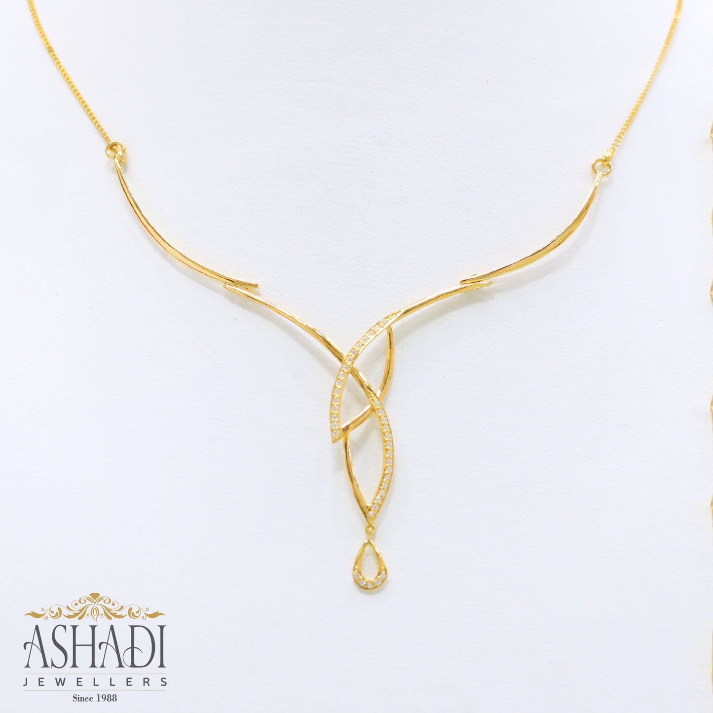 22K Yellow Gold Wedding Necklace