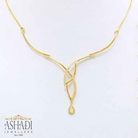 22K Yellow Gold Wedding Necklace