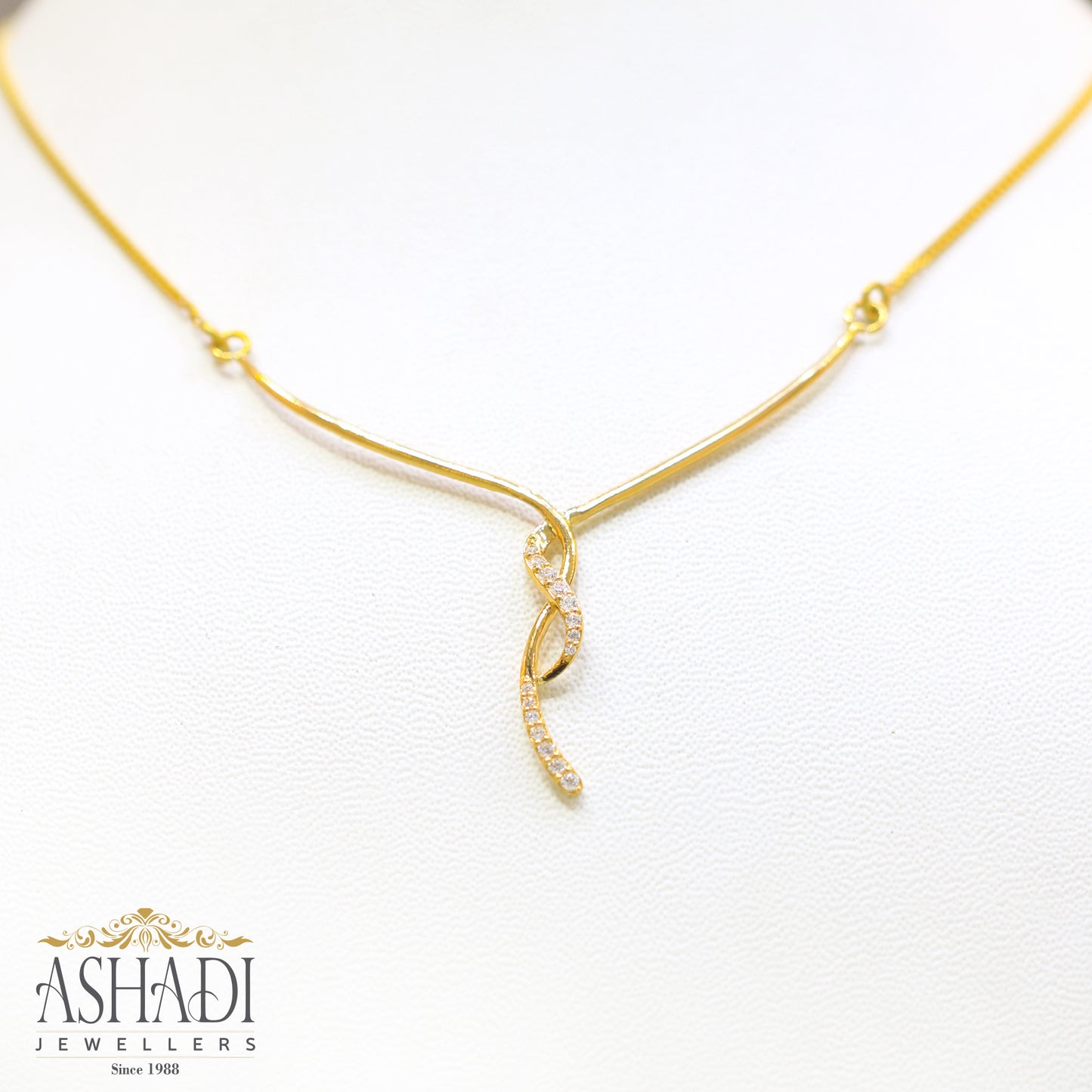 22K Yellow Gold Wedding Necklace