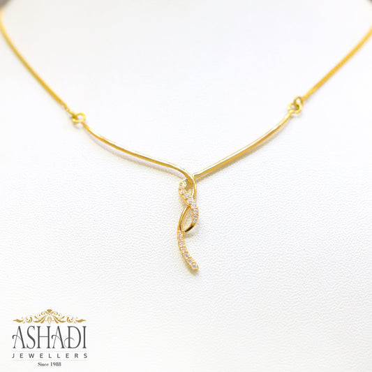22K Yellow Gold Wedding Necklace