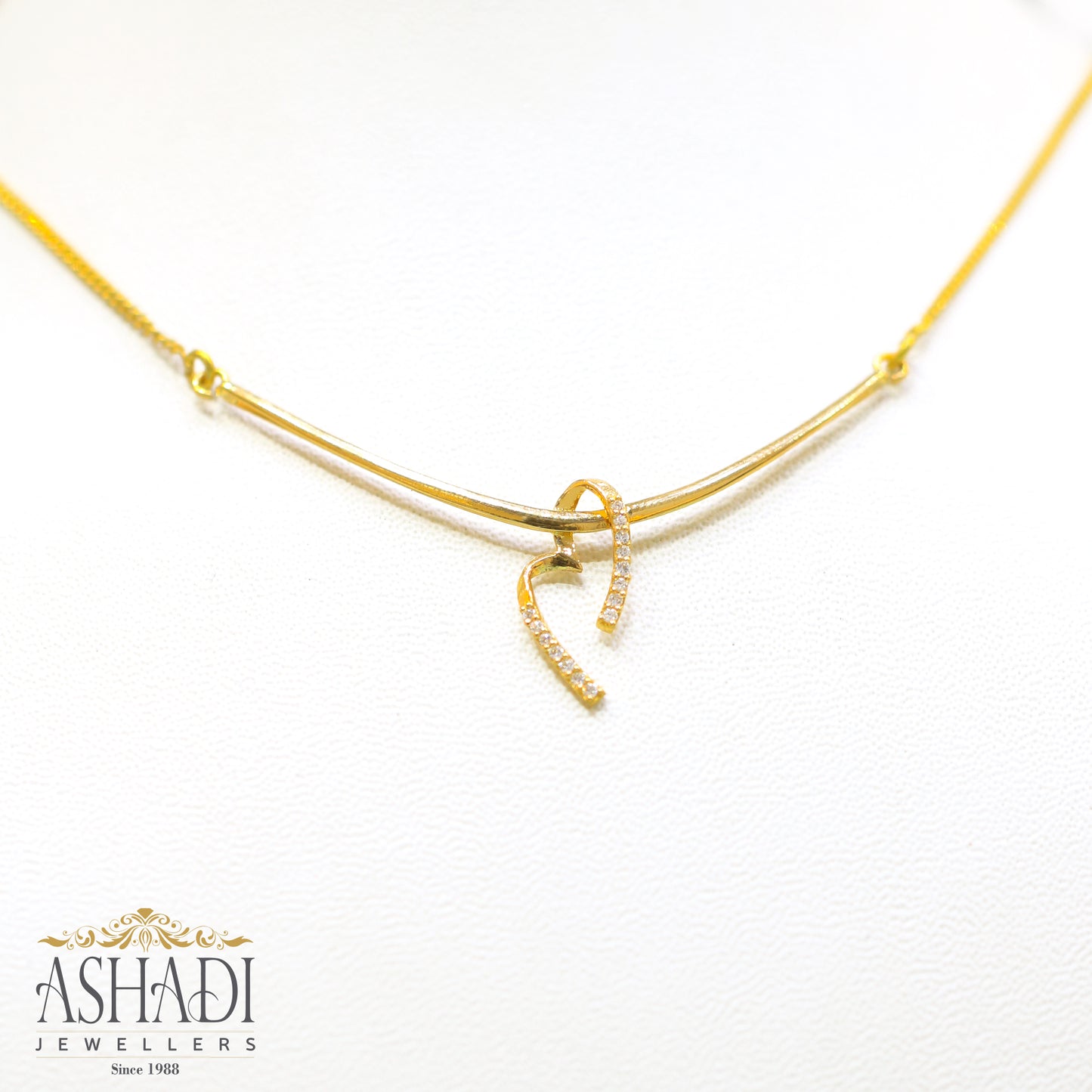 22K Yellow Gold Wedding Necklace