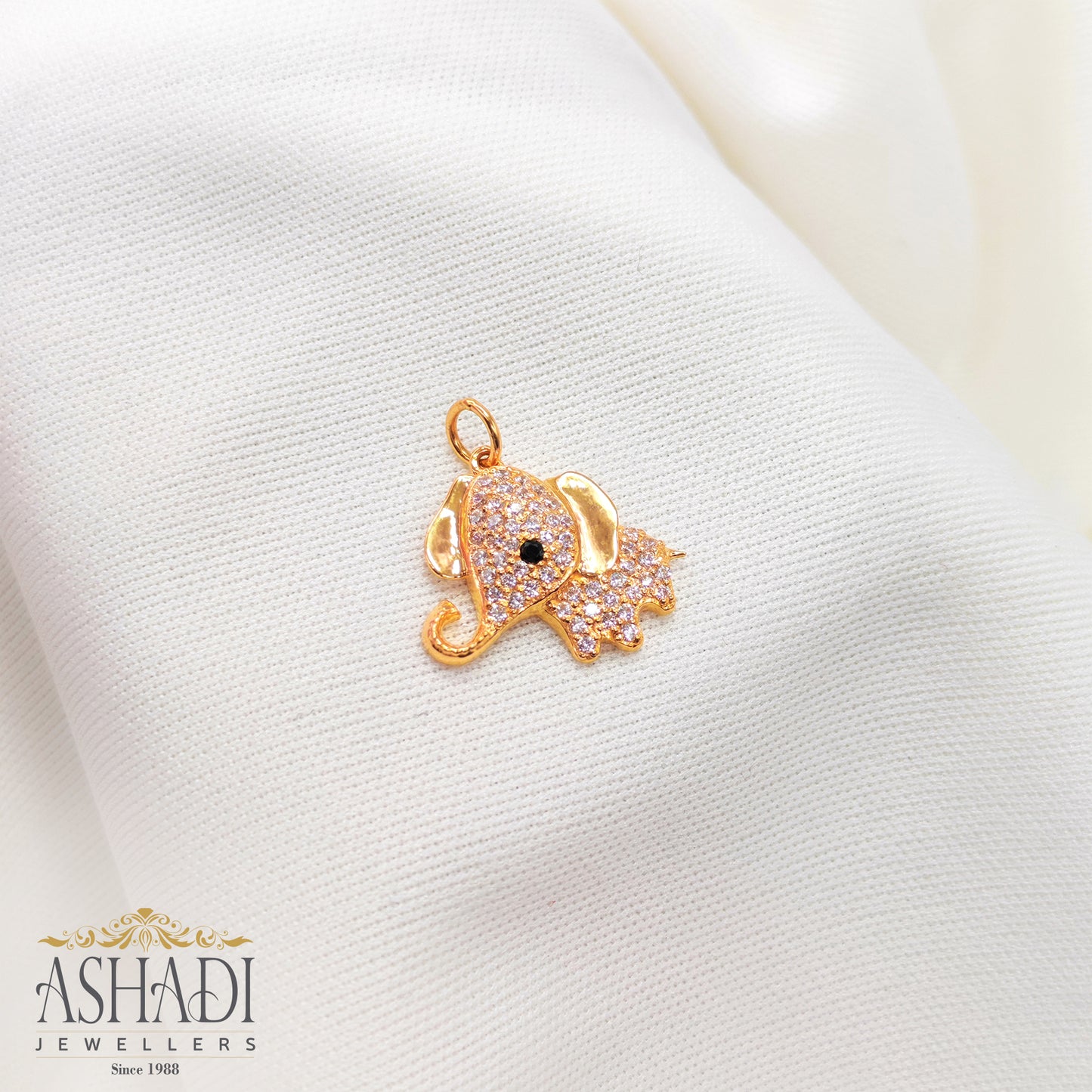 Elephant Gold Pendant