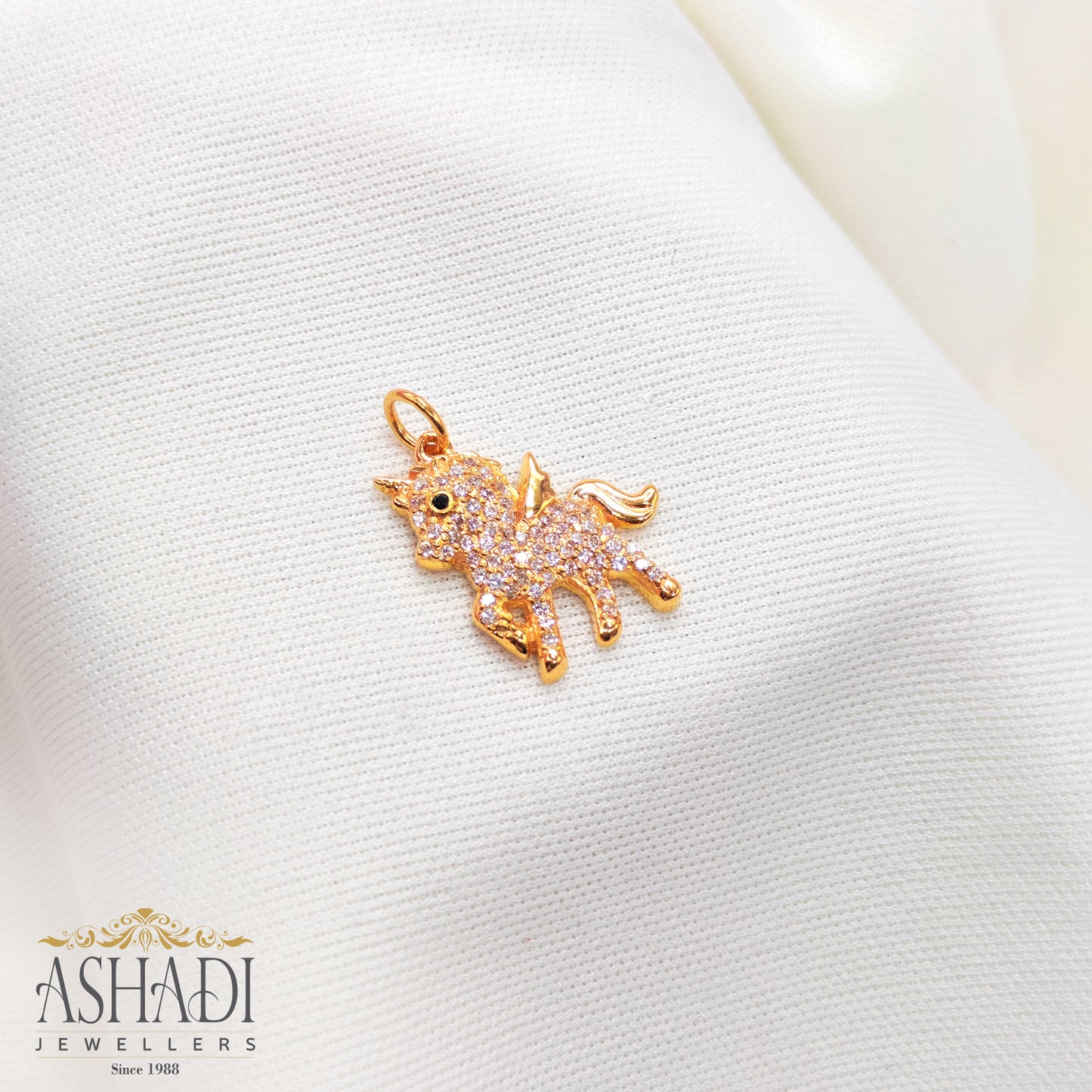 Unicorn Gold Pendant