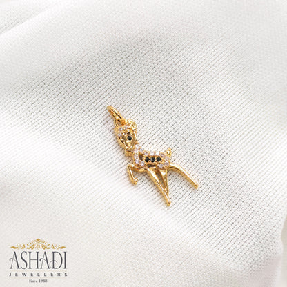 Deer Gold Pendant