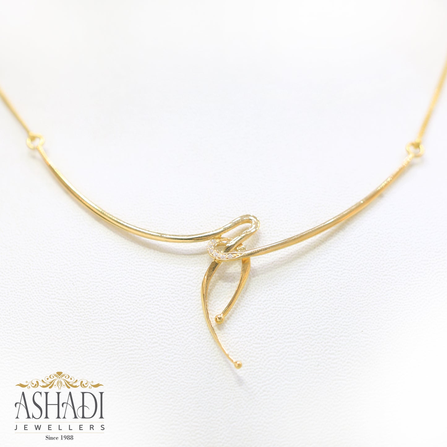 22K Yellow Gold Wedding Necklace