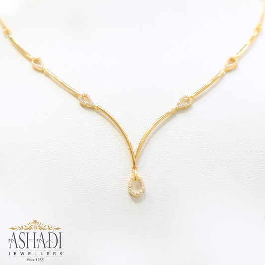 22K Yellow Gold Wedding Necklace