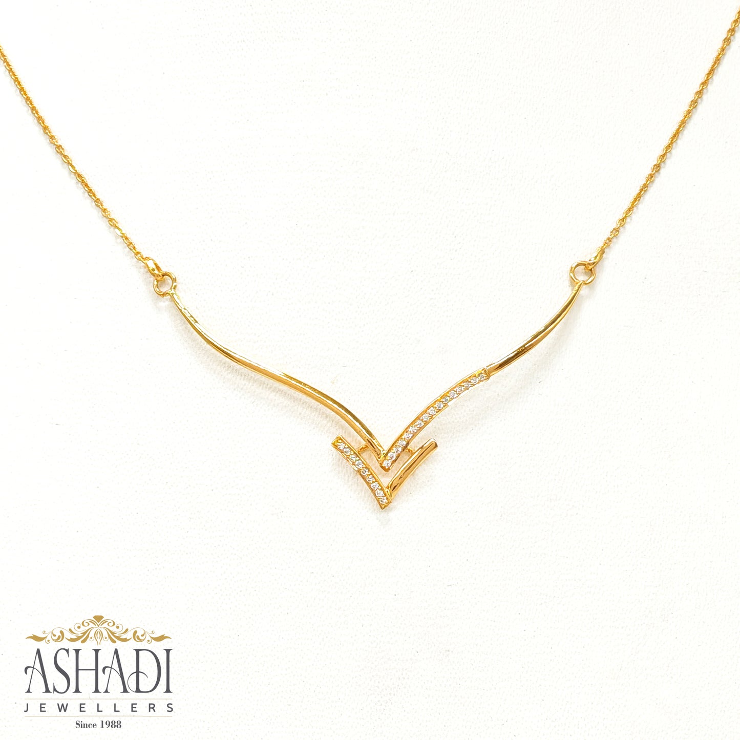 22K Yellow Gold Wedding Necklace