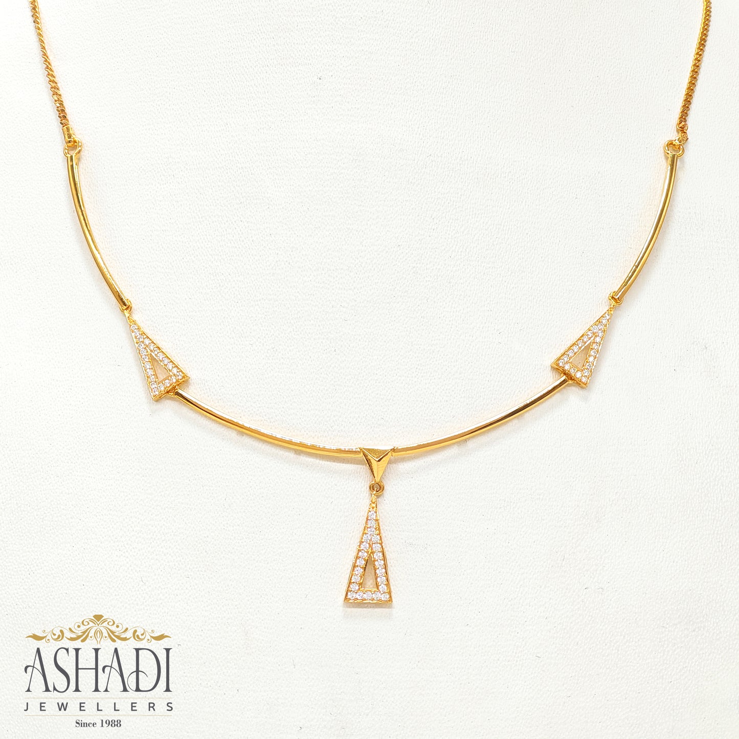22K Yellow Gold Wedding Necklace