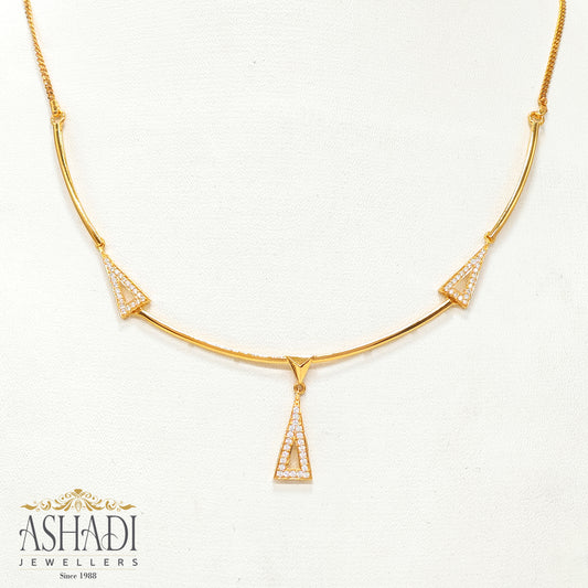 22K Yellow Gold Wedding Necklace