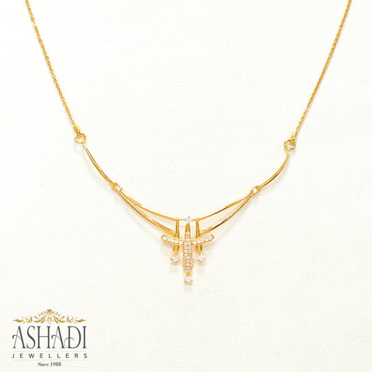22K Yellow Gold Wedding Necklace