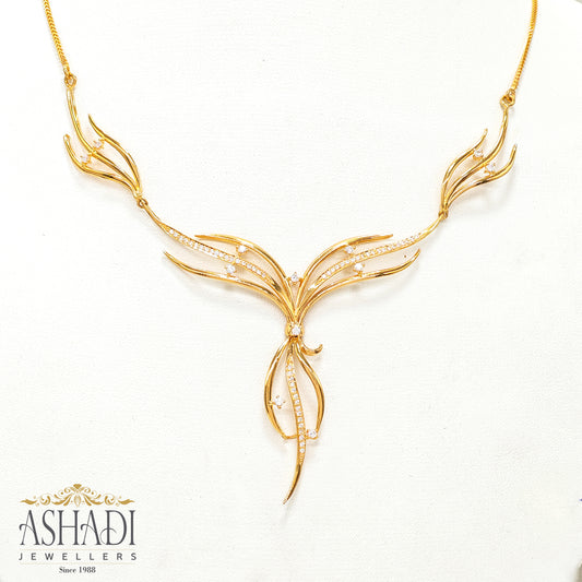 22K Yellow Gold Wedding Necklace