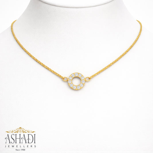 22K Yellow Gold Necklace | WN0066