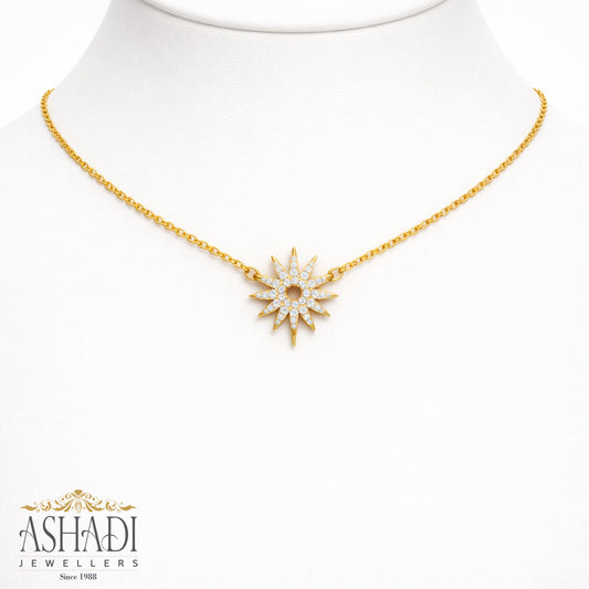 22K Yellow Gold Necklace | WN0069