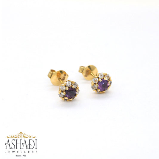 22Kt Ear Stud | ER0033
