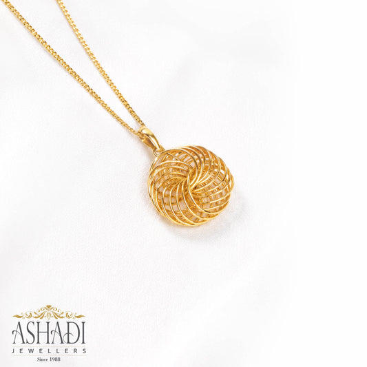 22K Yellow Gold Pendant | FS0501