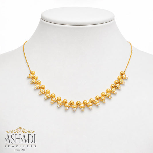 22K Yellow Gold Necklace | WN0081