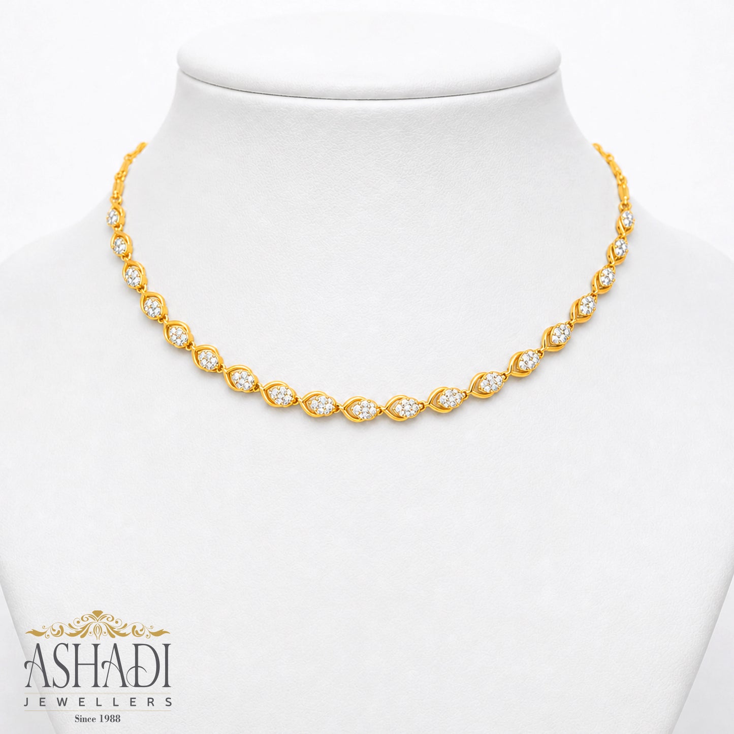 22K Yellow Gold Necklace | WN0082