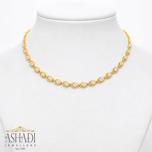 22K Yellow Gold Necklace | WN0082