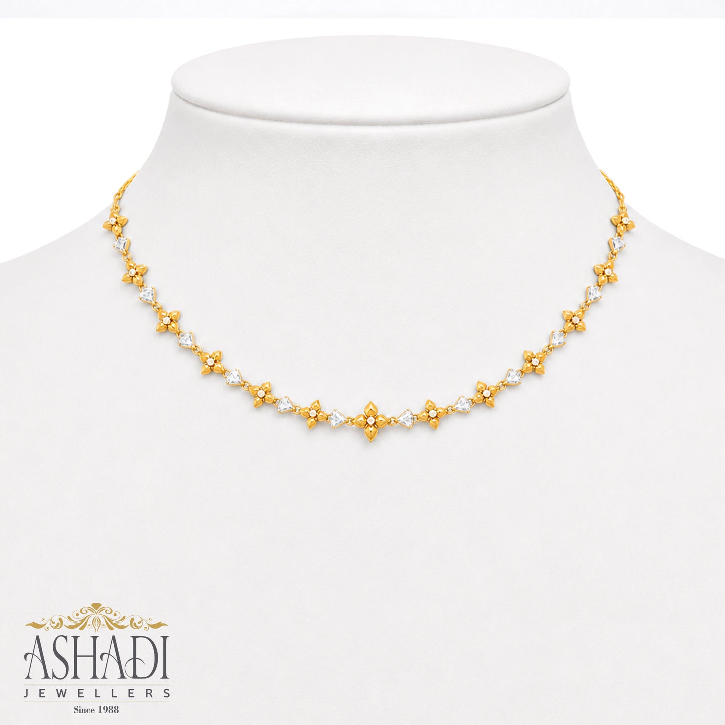 22K Yellow Gold Necklace | WN0084