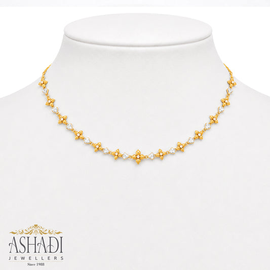 22K Yellow Gold Necklace | WN0084