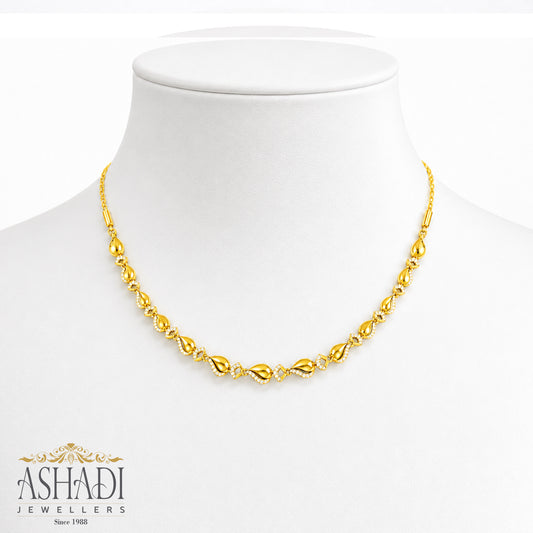 22K Yellow Gold Necklace | WN0085
