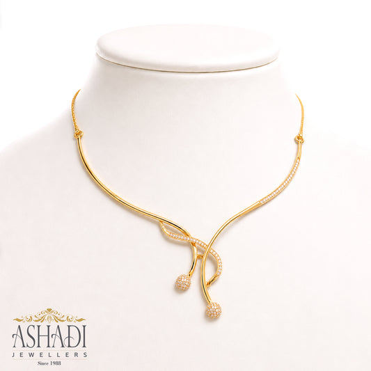 22K Yellow Gold Necklace | WN0087
