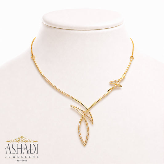 22K Yellow Gold Necklace | WN0089