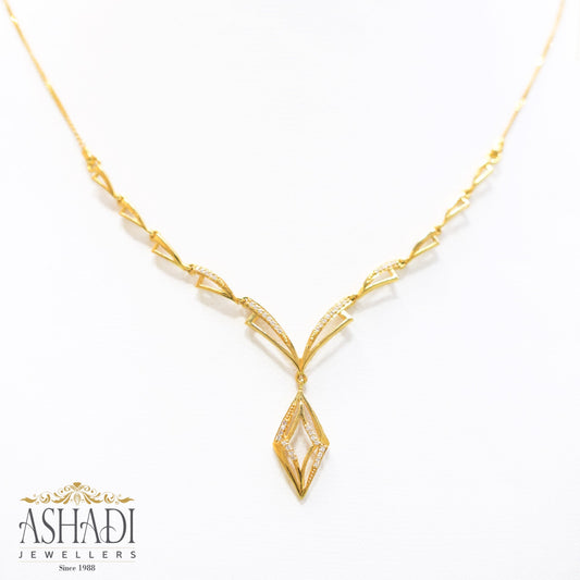 22K Yellow Gold Wedding Necklace