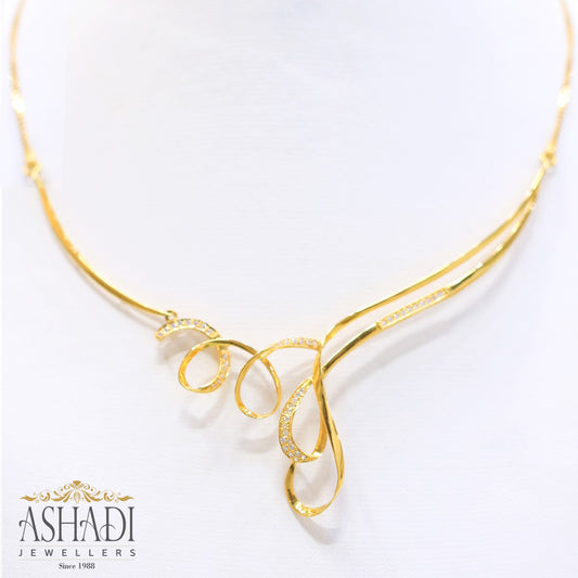 22K Yellow Gold Wedding Necklace
