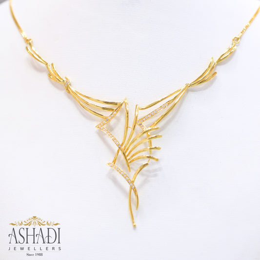 22K Yellow Gold Wedding Necklace