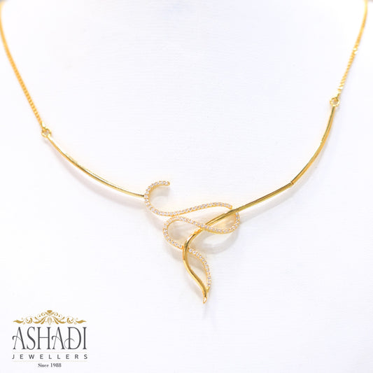 22K Yellow Gold Wedding Necklace