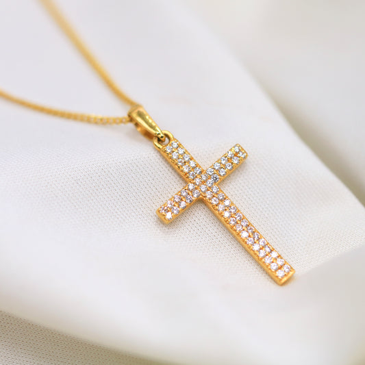Holy Cross Gold Pendant | PE0003