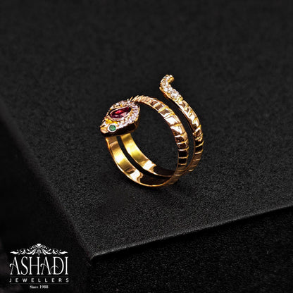 Gold Snake Ring
