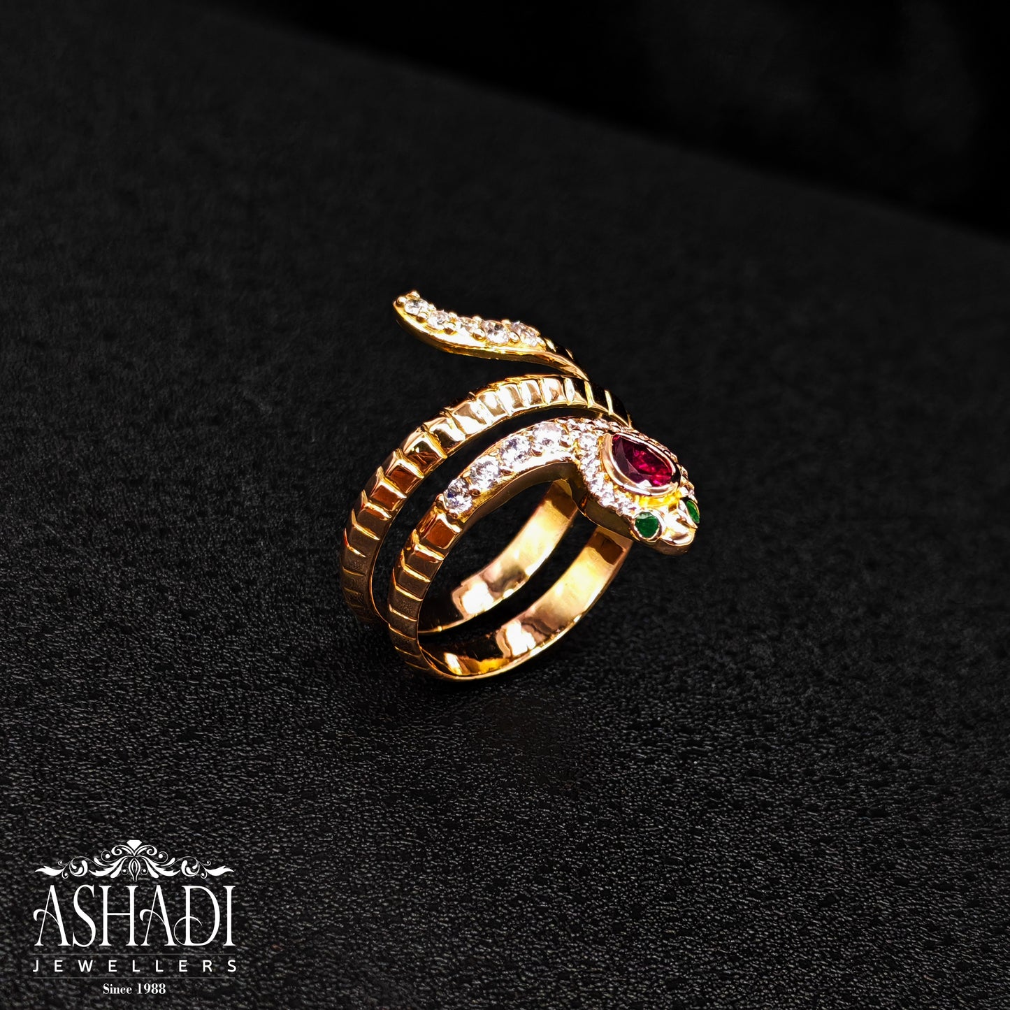 Gold Snake Ring