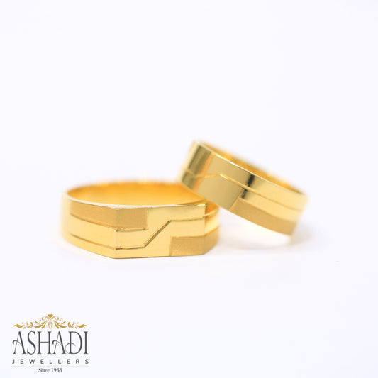 22K Yellow Gold Wedding Ring