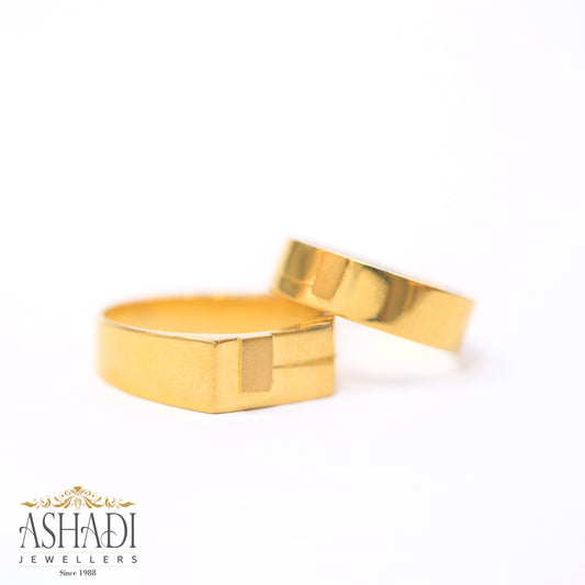 22K Yellow Gold Wedding Ring